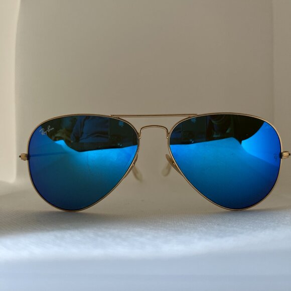 Ray-Ban RB3025 Matte Gold Aviator 112/17 - 810-LR-07 - Picture 5 of 12